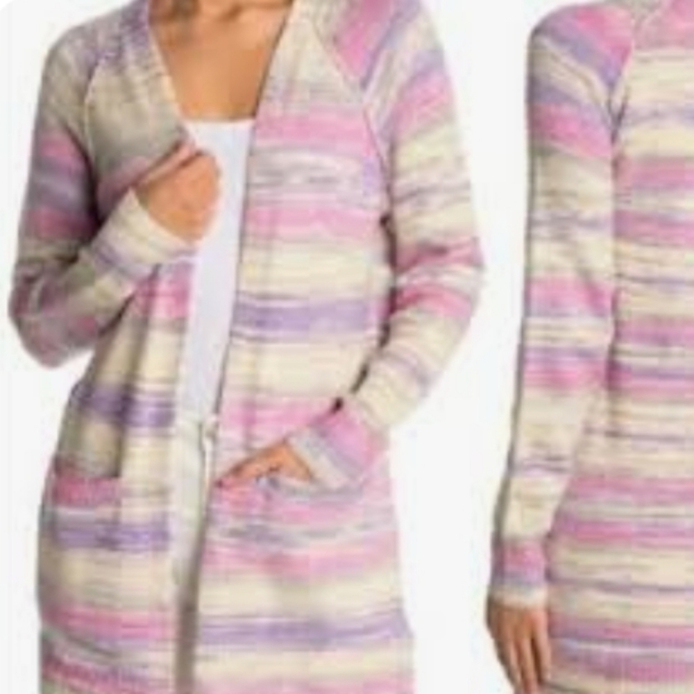 LUCKY BRAND WOMEN'S SUPER SOFT KINT CARDIGAN SZ MEDIUM